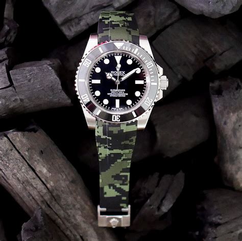 rolex strap camouflage|best strap for rolex submariner.